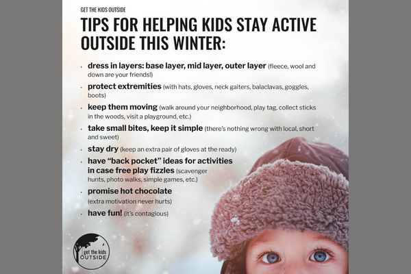 Keeping kids outside in winter